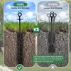 18'' Ground Anchors Screw in Heavy Duty, Shed Anchor Kit