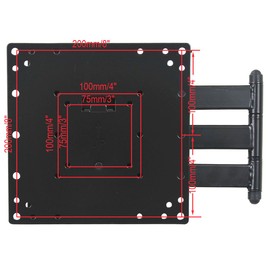 VideoSecu Flat Panel Swivel Singal Stud TV Wall Mount Bracket for LG 32" 32LB5800 32LB520B 32LB5600 32LB560B 40UB8000 26LH20 26LU55 32LH20 32LH30 32LF11 32CL20 37LH20 37LH30 37LF11 42LH30 42LH20 1K9