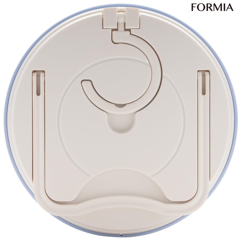 FORMIA HWP-001S-BU Bath Clock, Waterproof, For Bathing, Standing, Analog, Hodogaya