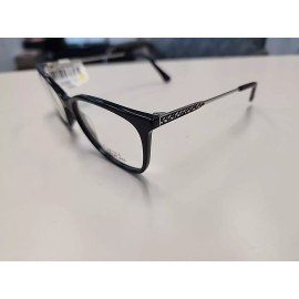 Chelsea Morgan CM 8008 Black / Silver 54-16-140 Women Eyeglasses