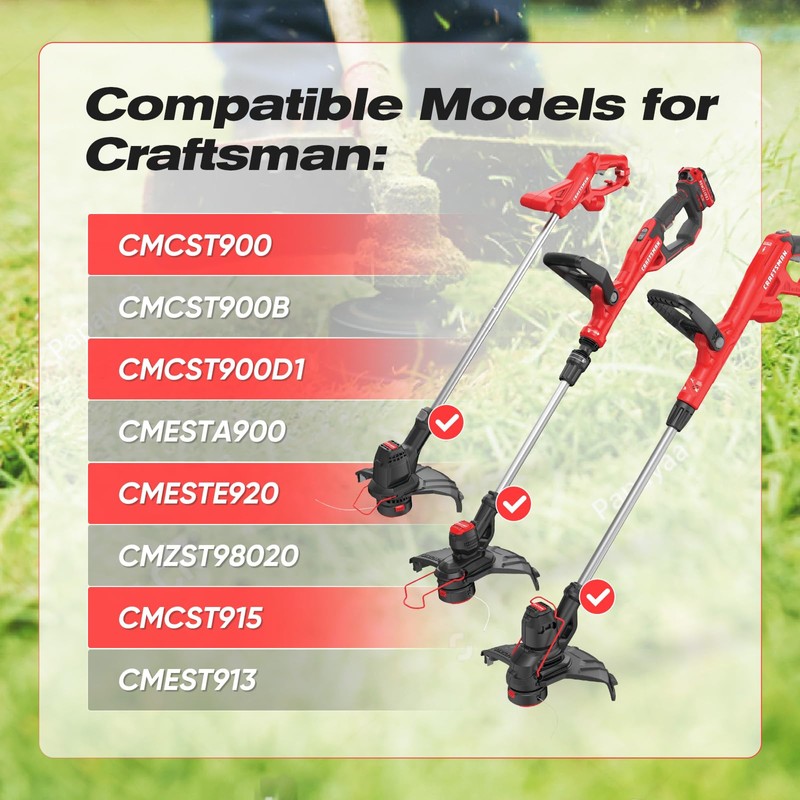 YWTESCH 11 Pcs CMZST0653 String Trimmer Line Spool 0.065" 30Ft