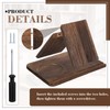 SiliFine Wooden Book Stand for Reading Rest Triangle Book Holder