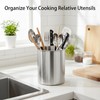 ZORGONS Stainless Steel Utensil Holder for Counter Top - 4.5''