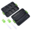 Silicone Bread Mold French Baguette Baking Tray with Oil Brush