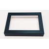 4x4 Shadowbox Gallery Wood Frames - Black DEEP Shadow Box