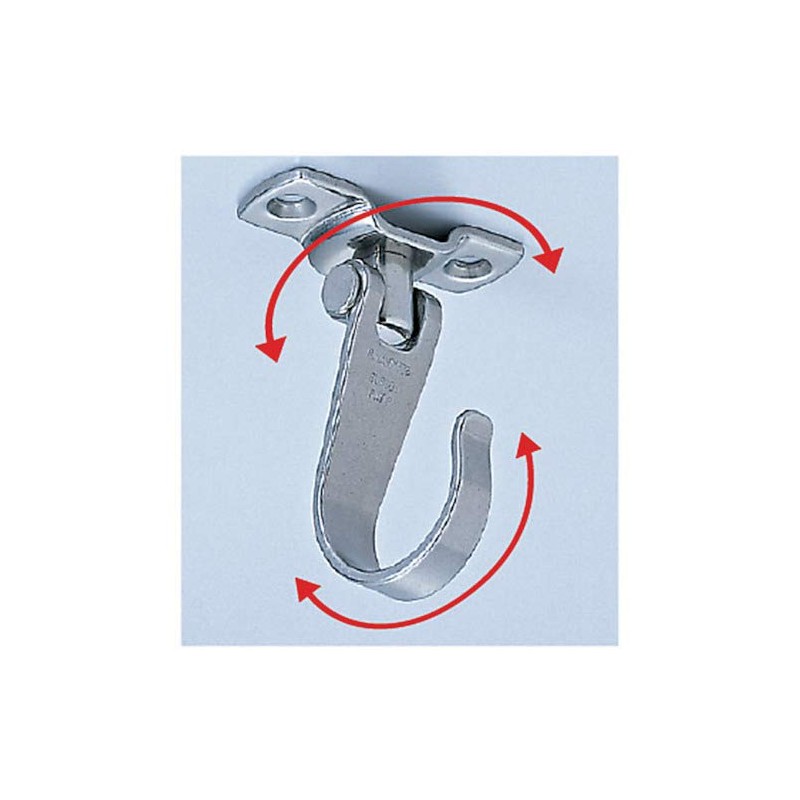スガツネ工業 ランプ印 ステンレス鋼製フレックスフック UJ型 UJ-040