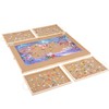 Lavievert 1500 Pieces Jigsaw Puzzle Table with 4 Drawers, Wooden