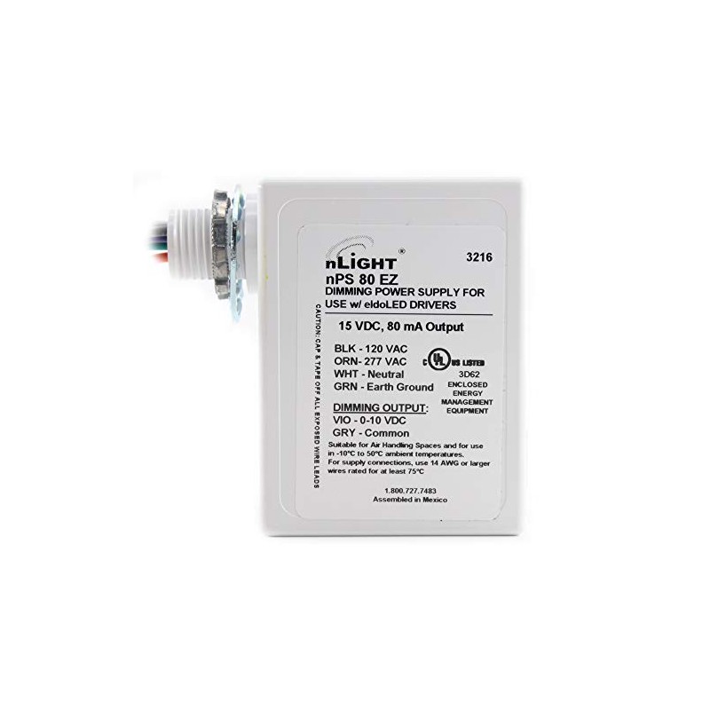 Lithonia Lighting NPS-80-EZ Dimming Power Pack 120/240/277 Volt AC 40