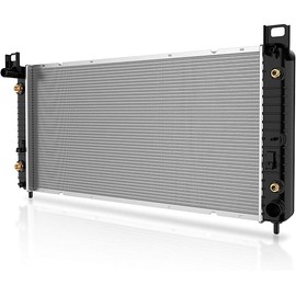 AUTOSAVER88 34'' Radiator Compatible with Chevy Silverado 2500 Suburban Avalanche GMC Yukon Sierra Tahoe Escalade Hummer H2 With TOC and EOC