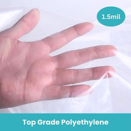 Yogti [Canadian Brand] Twin XL/Twin Mattress Bag for Moving Storage - 96" x 39" x 14", Heavy Duty, Tear Resistant, Anti-Slip, 1.5 mils Thick, Clear Plastic Mattress Bag Twin Size - Pack of 2