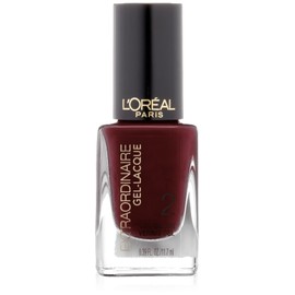 L'Oreal Paris Extraordinaire Gel-Lacque 1-2-3 Nail Color, Bold Bordeaux, 0.39 Fluid Ounce