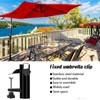 xlwen Terrace Umbrella Clip 1 Piece Balcony Umbrella Clamp, Patio
