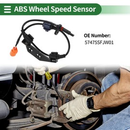 Motoforti Compatible with Honda ABS Wheel Speed Sensor ABS Sensor Anti Lock Brake System Sensor No.57-475SFJW01 Rear Left for Odyssey RB1 2005-2008