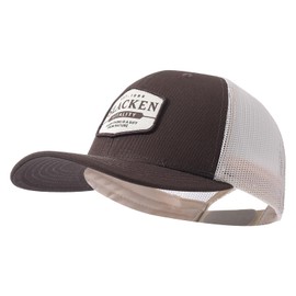 Gvatasz Mesh Back Baseball Caps for Men Women Trendy Trucker Hats Dad Hat Sports Hat Breathable Snapback Hats,Brown