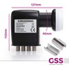 GSS Octo LNB for digital satellite dish, for 8 users,