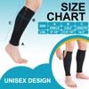 Threlaco 3 Pairs Calf Compression Sleeve with Zipper 20-30mmhg Leg