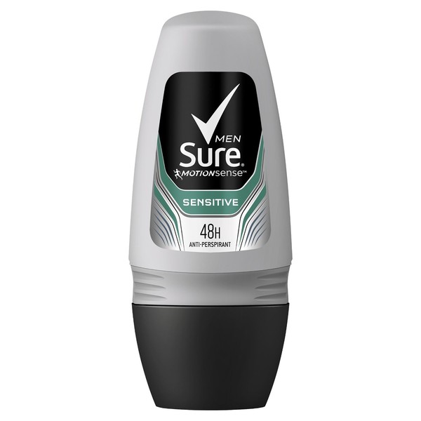 Sure Sensitive Roll On Male Deodorant, 50 ml