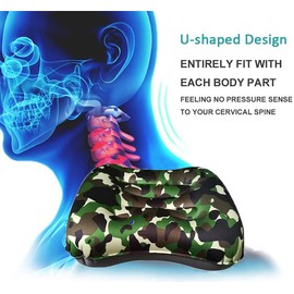 Manual Pressure Inflating Camping Pillows,Inflatable Pillow, Ultralight Inflating Camping Pillows,Travel Pillow,Compressible,Comfortable,Inflatable Pillow for Camping/Sleeping/Hiking/Backpacking