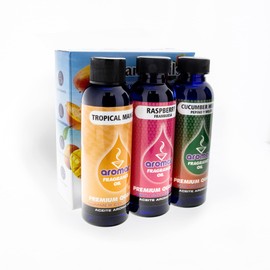 AROMAR Premium Fragrance Oil, 2oz Bottle 3 Pack Long Lasting Aromatic Scent, Fresh and Revitalizing Aromatherapy for Living Room, Bedroom, and Kitchen 2oz