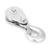 1Pcs High Strength Steel Hook Snatch Block Single Wheel Lifting