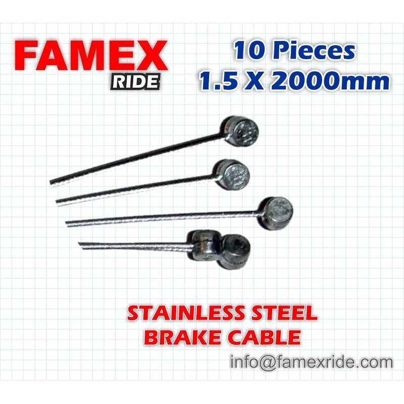 FAMEX RIDE STAINLESS STEEL Mountain bike inner Brake cable (