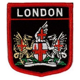 Klicnow London City Embroidered Patch 6CM X 7CM (2 1/2" X 2 3/4")