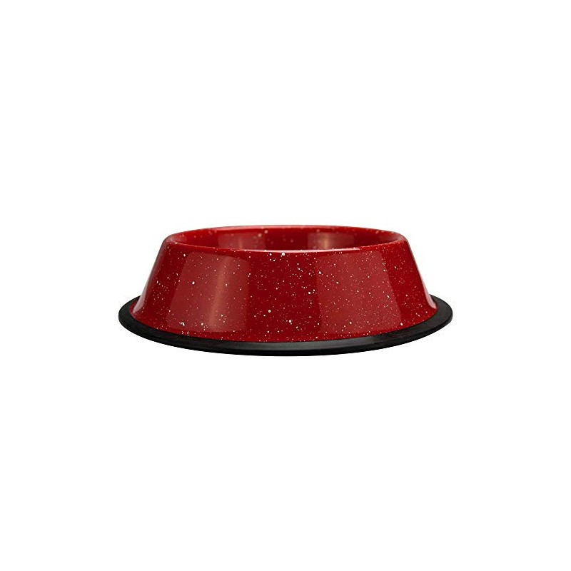 Fancy Pets Plato de Acero Jaspeado para Perro de 32