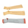 3Pairs Zipper Compression Socks Breathable Open Toe Over The Calf