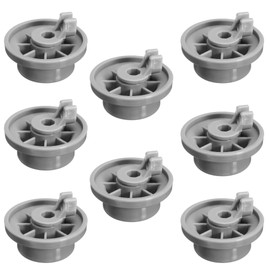 Dishwasher Wheels Lower Rack for Bosch 8 Pack - Replacement Parts 165314 420198 AP2802428 PS343912 for Kenmore Dishwasher Drawer Bottom Rack Rollers
