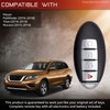 StandardAutoPart 4 Button Proximity Smart Key Fob Compatible with Nissan
