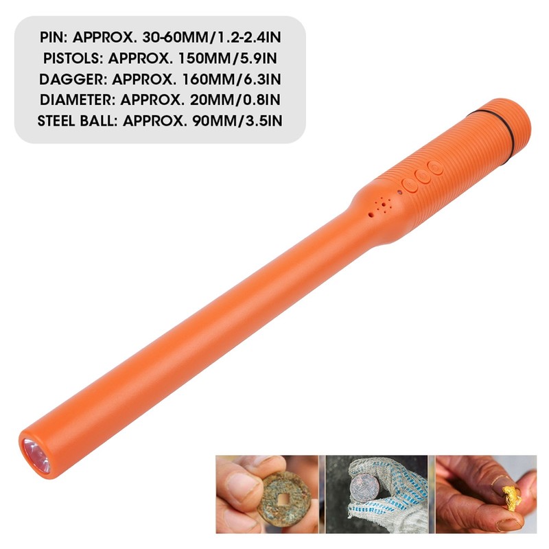 Portable Handheld Metal Detector Gold Pin Pointer High Sensitivity with