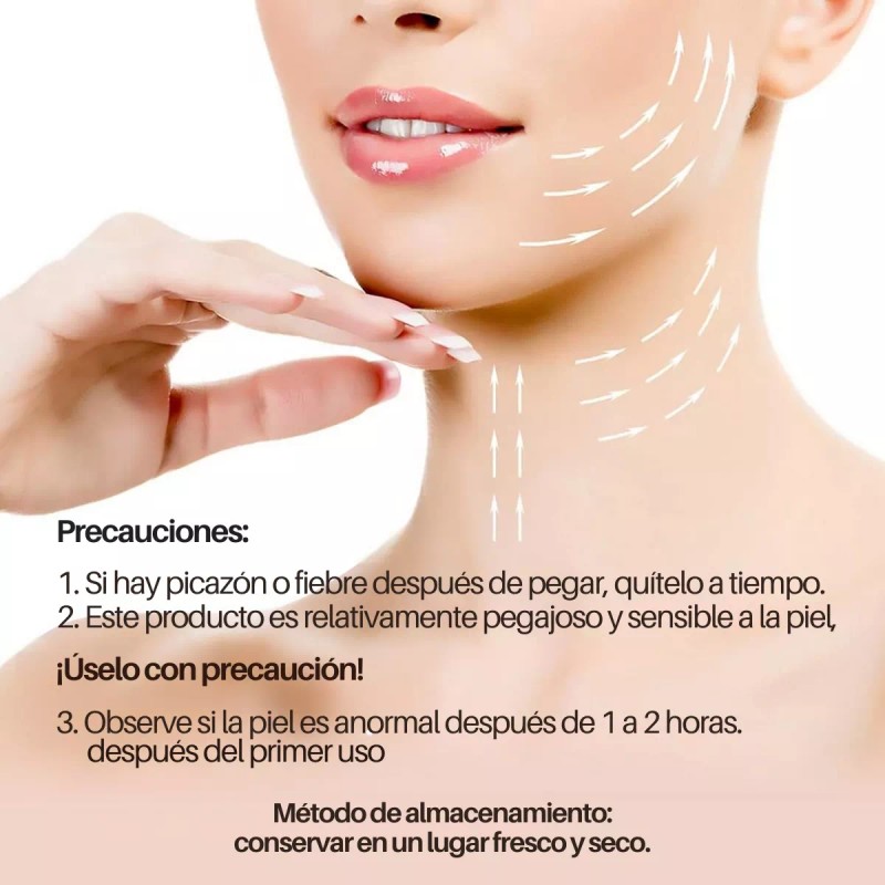 Universo en Linea 40 Parches V Cuidado Facial Invisibles Arrugas