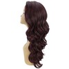 LUXLUXE Lucinda Wavy 23 Inch Long 4X4 Hand-Tied Lace Front