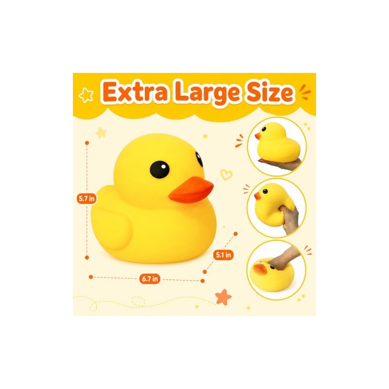 taba Squishy Duck (amarillo)
