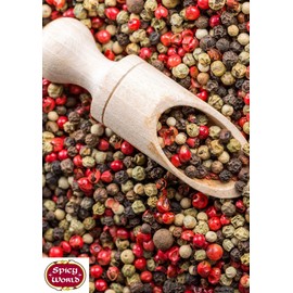 Spicy World Four Peppercorn Blend 8-Ounce (Rainbow Pepper)