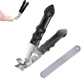 시니어용 두꺼운 발톱용 발가락 손톱깎이, 긴 손잡이 발톱깎이 넓은 턱 개구부, 남녀용 대형 발가락깎이, 초급형 및 내구성 [2] Heavy-duty Toenail Clipper for Seniors, Long Handle Nail Clipper with Wide Jaw Opening, Large Toenail Clipper for Men and Women, Beginner-friendly and Durable [2]