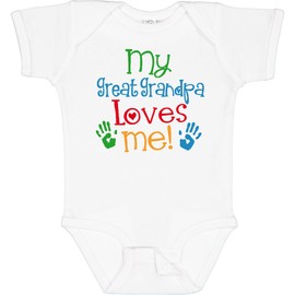 inktastic My Great Grandpa Loves Me Baby Bodysuit 18 Months 0020 White 2fc0b