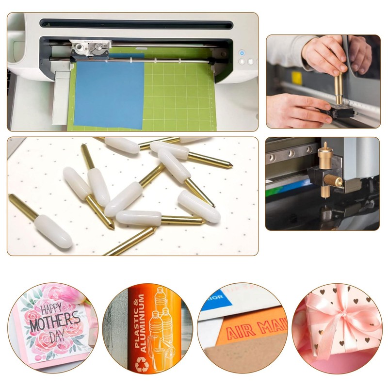 4 Replacement Blades and Deep Cutting Housing for Cricut Explore