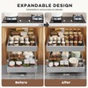 Seinloes 2 Pack Pull Out Cabinet Organizers 21"Deep With Raising