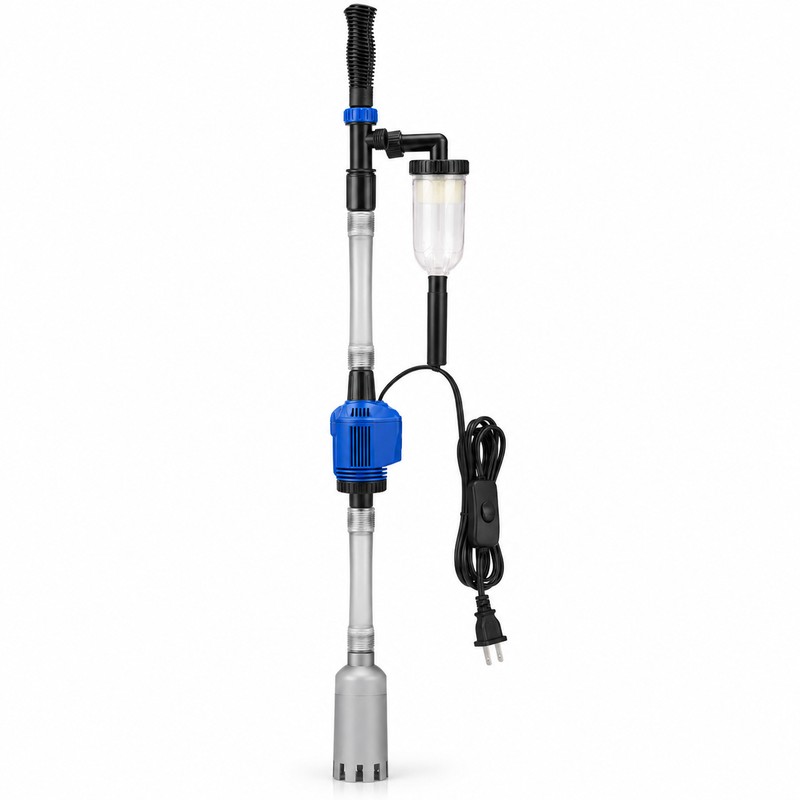 Electric Aquarium Gravel Vacuum for Fish Tank Cleaning – US
