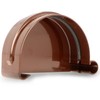 Gutter End Piece Plug Left Gutter End Piece Semicircular Plastic