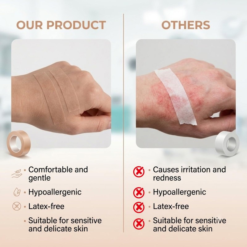 8 Rolls Nose Tape for Rhinoplasty, 0.5 in x 10