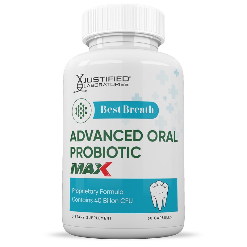 Justified Laboratories Best Breath Max 40 Billion CFU Probiotic Oral
