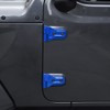 8PCS Door Hinge Cover Trim Accessories for 2018-2024 Jeep Wrangler