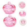 FRCOLOR Nail Art Tools 2pcs Crystal Dappen Dish Acrylic Powder