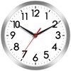 AKCISOT Wall Clock, Modern Small Wall Clocks Battery Operated 8