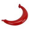 Exhaust Muffler Red Exhaust Silencer Pipe Half Moon Shape 40mm