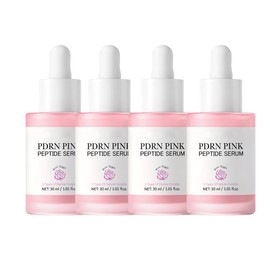 Pink Glow Serum con ADN y péptidos de salmón Suero facial iluminador de piel coreano para mujeres, tratamiento hidratante y humectante, mejora el...  