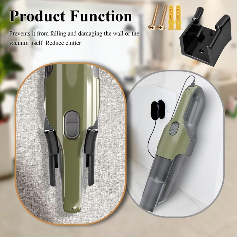 1 Pc Wall Mount Vacuum Holder/Docking Station/Cordless Organizer, Fit for