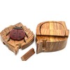 Lady Bug - Secret Wooden Intarsia Puzzle Box - Handcrafted